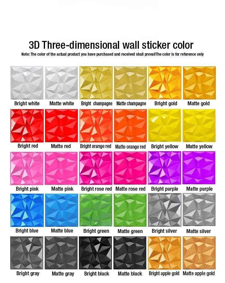 174759 ae17df 30x30cm 3D three-dimensional wall sticker decorative living room wallpaper mural waterproof 3d wall panel mold bathroom kitchen Mallzona