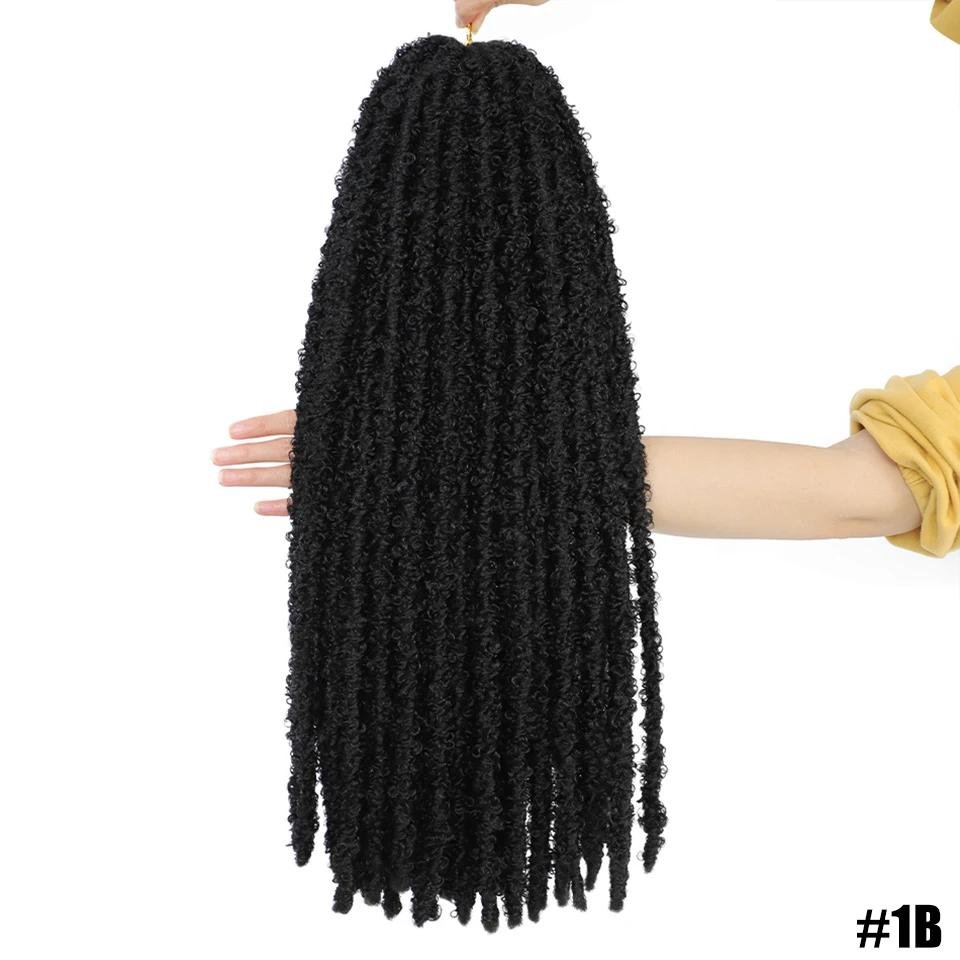194640 5a21bd Butterfly Locs Crochet Hair Dreadlocks Meche Faux Locks Crochet Hair Braids Extensions Soft Locks Curly Braid Synthetic Hair Mallzona