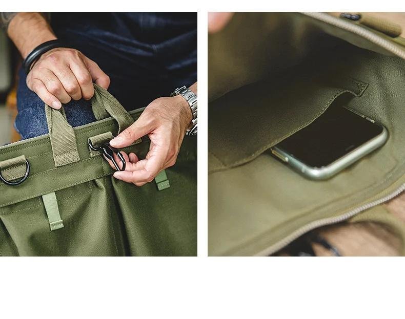 258368 cd1b51 Men's Flyers Helmet Canvas Bag Large Capacity Crossbody Shoulder Messenger Bag Designer Military Tablet Computer Handbag Mallzona