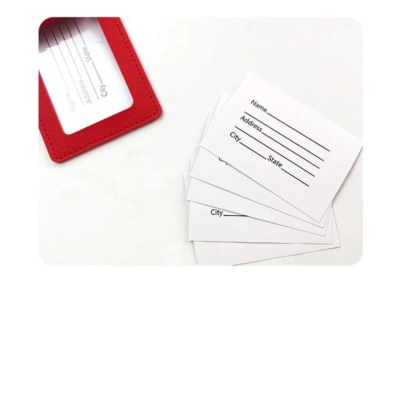 3/2/1PCS PU Leather Flip Luggage Tag Light Soft Solid Color Airplane Baggage Tag Boarding Pass Suitcase Tag Travel Accessories 7 Mallzona 260756 698c4f 3/2/1PCS PU Leather Flip Luggage Tag Light Soft Solid Color Airplane Baggage Tag Boarding Pass Suitcase Tag Travel Accessories Mallzona