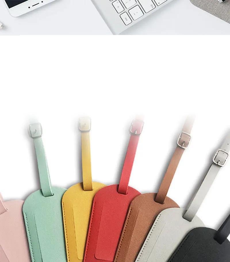3/2/1PCS PU Leather Flip Luggage Tag Light Soft Solid Color Airplane Baggage Tag Boarding Pass Suitcase Tag Travel Accessories 1 Mallzona 260756 9de2c2 3/2/1PCS PU Leather Flip Luggage Tag Light Soft Solid Color Airplane Baggage Tag Boarding Pass Suitcase Tag Travel Accessories Mallzona