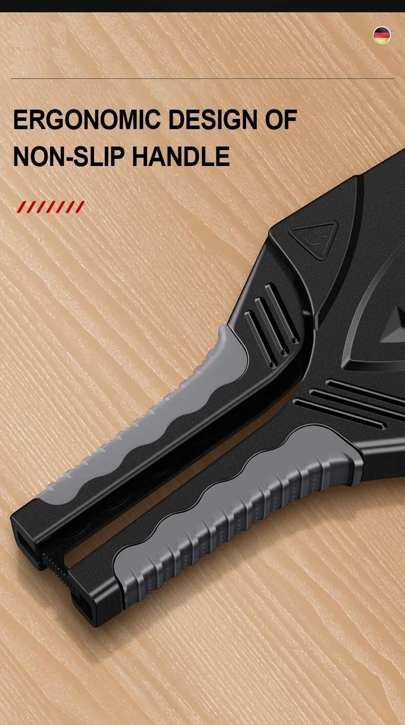 300889 0061b5 Pipe Cutter 41/65MM Pipe Scissors SK5 Material Ratchet PVC/PU/PP/PE Hose Pipe Cutter Scissors Hand Tools Repair Tools Mallzona